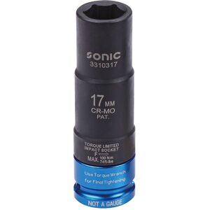 Iskuhylsy 1/2" 6-Kulmainen Sonic 3310317 Iskuhylsy 1/2" 6-Kulmainen Sonic 3310317