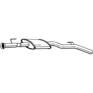 Keskiäänenvaimennin Bosal 278-667 Keskiäänenvaimennin Bosal 278-667