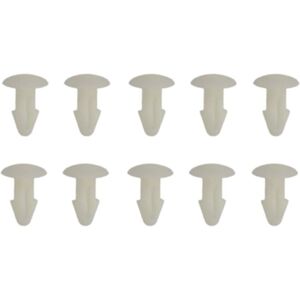 ROMIX Auton korihelan klipsit - 10 kpl, Valkoinen - Auton korihelan klipsit ROMIX Auton korihelan klipsit - 10 kpl, Valkoinen - Auton korihelan klipsit