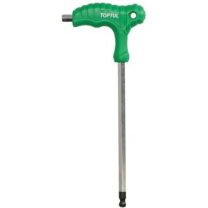 TOPTUL Heksanavain 10 mm pallokärki, T-kahva TOPTUL Heksanavain 10 mm pallokärki, T-kahva