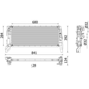 Jäähdytin Mahle Cr 2763 000p Jäähdytin Mahle Cr 2763 000p