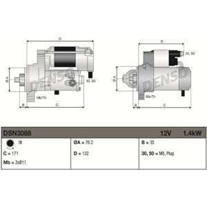 Startti Denso Dsn3088 Startti Denso Dsn3088