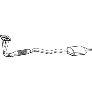 Bosal 099-638 Katalysaattori Opelille - Euro 3 Bosal 099-638 Katalysaattori Opelille - Euro 3