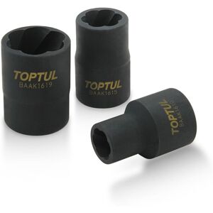 Toptul Impact Socket - 10mm, 1/2 tuuma, Musta Toptul Impact Socket - 10mm, 1/2 tuuma, Musta