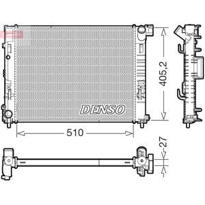 Jäähdytin, Moottorin Jäähdytys Denso Drm23085 Jäähdytin, Moottorin Jäähdytys Denso Drm23085