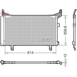 Lauhdutin, Ilmastointi Denso Dcn36007 Lauhdutin, Ilmastointi Denso Dcn36007