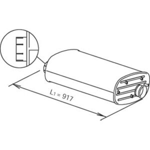 DINEX DIN64378 - Takapäästö vaimennin DINEX DIN64378 - Takapäästö vaimennin