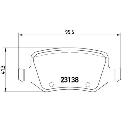 Jarrupalasarja Brembo P 50 090, Takana Jarrupalasarja Brembo P 50 090, Takana