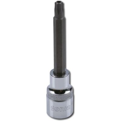 Torx-Kärkihylsy Sonic 1/2" Aukolla T45h Lang (100mm) Torx-Kärkihylsy Sonic 1/2" Aukolla T45h Lang (100mm)