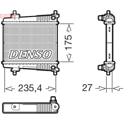 Jäähdytin,Moottorin Jäähdytys Denso Drm05078 Jäähdytin,Moottorin Jäähdytys Denso Drm05078
