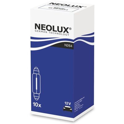 Hehkulamppu Toissijainen Neolux C10w 12v, 10w Hehkulamppu Toissijainen Neolux C10w 12v, 10w