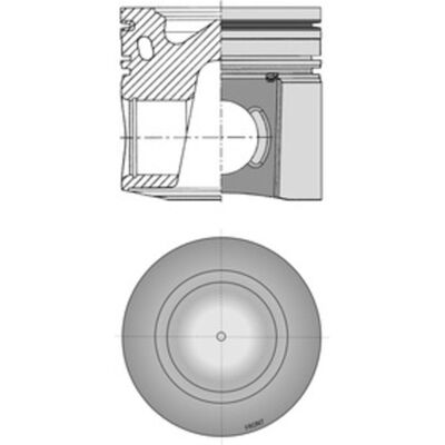 KOLBENSCHMIDT 41541620 Pistos - Sylinterin halkaisija 107,5mm KOLBENSCHMIDT 41541620 Pistos - Sylinterin halkaisija 107,5mm