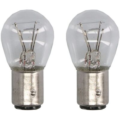 Ams-Osram Hehkulamppu Osram Standard P21/5w 12v, 5/21w, 2 Kappale Ams-Osram Hehkulamppu Osram Standard P21/5w 12v, 5/21w, 2 Kappale