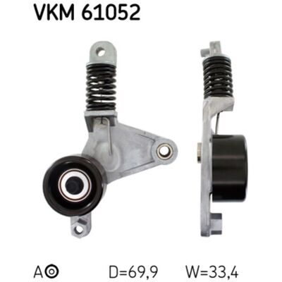 Kiristysrulla, Moniurahihna Skf Vkm 61052 Kiristysrulla, Moniurahihna Skf Vkm 61052