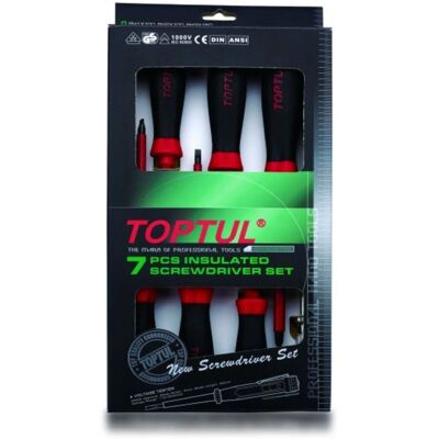TOPTUL Ruuvimeisselisetti - PH1X100, PH2X100, PH3X150, SL 4X100 TOPTUL Ruuvimeisselisetti - PH1X100, PH2X100, PH3X150, SL 4X100