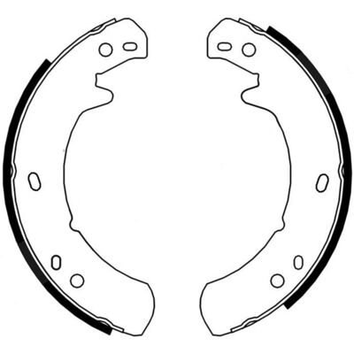 ABE jarrupalat - Brake shoes - Takapyörän akseliin asennus - Jarrutyyppi ABE jarrupalat - Brake shoes - Takapyörän akseliin asennus - Jarrutyyppi