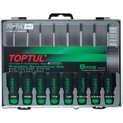TOPTUL GAAW0803 Ruuvimeisselisetti - Screwdriver Set TOPTUL GAAW0803 Ruuvimeisselisetti - Screwdriver Set