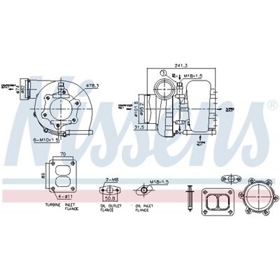 NISSENS 93598 - Turbolaturi MAN TGA NISSENS 93598 - Turbolaturi MAN TGA