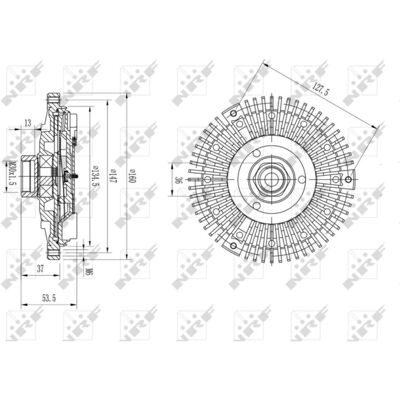 NRF Visko-kytkin Malli 49673 - Visko-kytkin NRF Visko-kytkin Malli 49673 - Visko-kytkin
