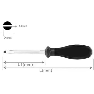 TOPTUL 10 mm Taso ruuvimeisseli - Ruuvimeisseli TOPTUL 10 mm Taso ruuvimeisseli - Ruuvimeisseli
