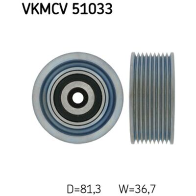Kiristysrulla, Moniurahihna Skf Vkmcv 51033 Kiristysrulla, Moniurahihna Skf Vkmcv 51033