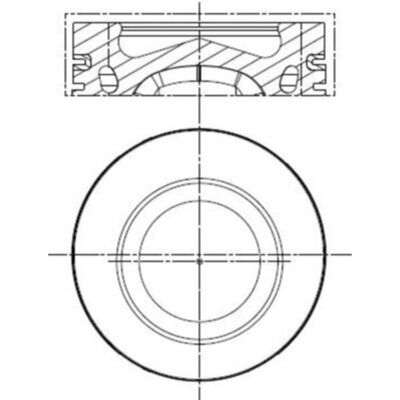 Mäntä Mahle 028 Pi 00140 002 Mäntä Mahle 028 Pi 00140 002