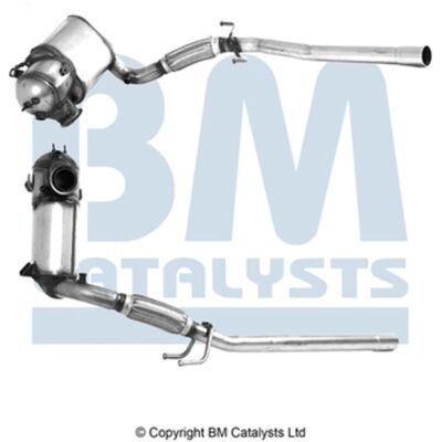 Noki/hiukkassuodatin, Pakojärjestelmä Bm Catalysts Bm11166h Noki/hiukkassuodatin, Pakojärjestelmä Bm Catalysts Bm11166h