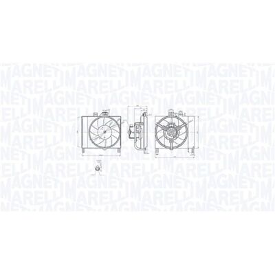 Tuuletin, Mootorinjäähdytys Magneti Marelli 069422873010 Tuuletin, Mootorinjäähdytys Magneti Marelli 069422873010