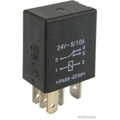 Herth+Buss Jakoparts Relä - 5-polos, 24V, -40°C to +110°C Herth+Buss Jakoparts Relä - 5-polos, 24V, -40°C to +110°C