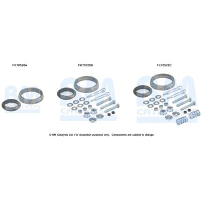 Asennussarja, Pakoputki Bm Catalysts Fk70528 Asennussarja, Pakoputki Bm Catalysts Fk70528