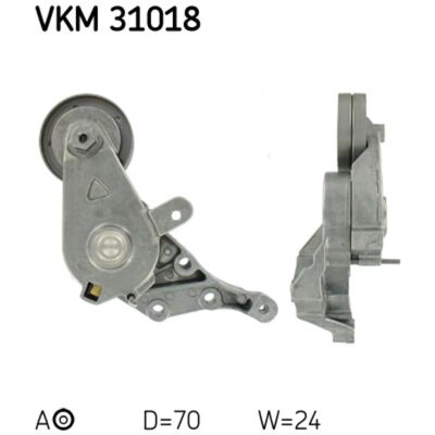 Kiristysrulla, Moniurahihna Skf Vkm 31018 Kiristysrulla, Moniurahihna Skf Vkm 31018