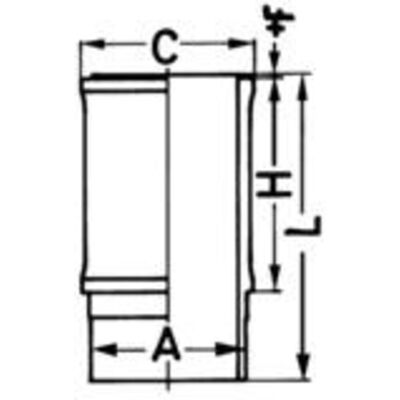 KOLBENSCHMIDT Sylinterin kansi - 115mm mäntä, 127,95mm ulkopuoli KOLBENSCHMIDT Sylinterin kansi - 115mm mäntä, 127,95mm ulkopuoli