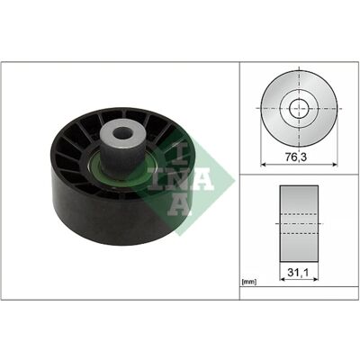 Schaeffler Ina Ohjainrulla, Moniurahihna Ina 532 0776 10 Schaeffler Ina Ohjainrulla, Moniurahihna Ina 532 0776 10