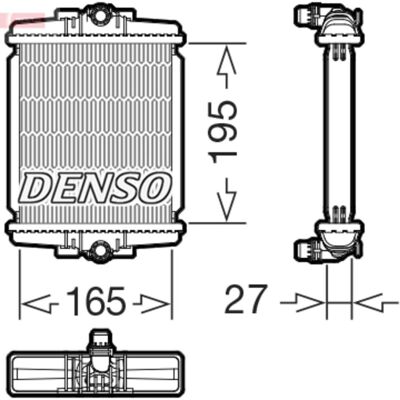 Jäähdytin,Moottorin Jäähdytys Denso Drm05077 Jäähdytin,Moottorin Jäähdytys Denso Drm05077