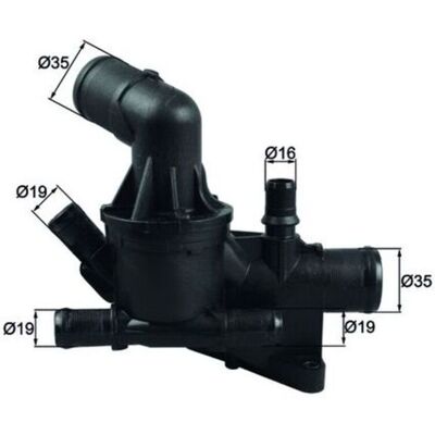MAHLE TH 54 80 Vesitermostaatti - Renault Mégane 3 varten MAHLE TH 54 80 Vesitermostaatti - Renault Mégane 3 varten