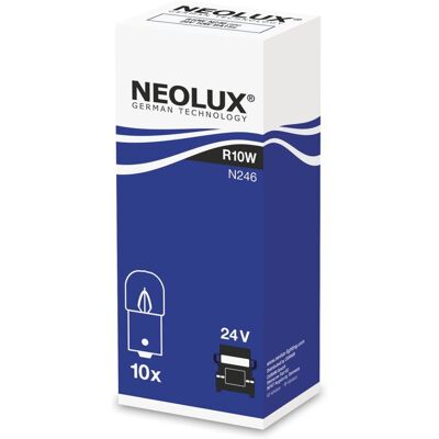 Hehkulamppu Toissijainen Neolux R10w 24v, 10w Hehkulamppu Toissijainen Neolux R10w 24v, 10w