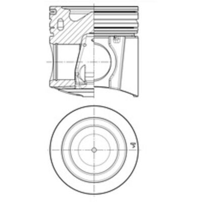 Mäntä Kolbenschmidt 41078600 Mäntä Kolbenschmidt 41078600