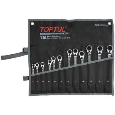 TOPTUL 12-osainen yhdistelmäavainsetti - 8-19mm TOPTUL 12-osainen yhdistelmäavainsetti - 8-19mm
