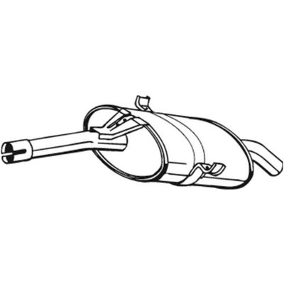 Takaäänenvaimennin Bosal 228-331 Takaäänenvaimennin Bosal 228-331
