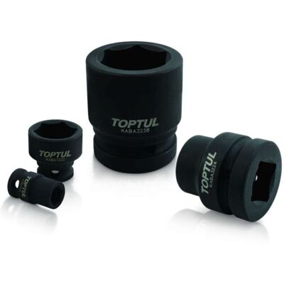 TOPTUL Iskunkokoinen - 6-kulmainen 1/2 tuuma 32 mm - Impact Socket TOPTUL Iskunkokoinen - 6-kulmainen 1/2 tuuma 32 mm - Impact Socket