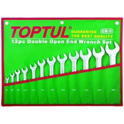 TOPTUL Työkalusetti - Avokärkiset, 12 kpl TOPTUL Työkalusetti - Avokärkiset, 12 kpl