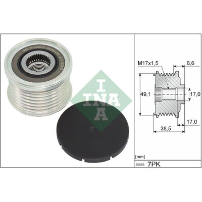 INA 535 0344 10 Laturi hammasratas - Alternator INA 535 0344 10 Laturi hammasratas - Alternator