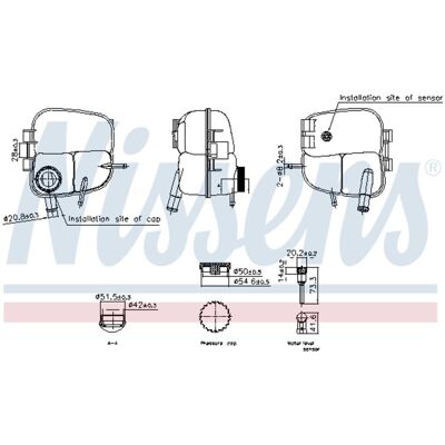 NISSENS 996303 Laajennusastia - Jäähdytysjärjestelmä NISSENS 996303 Laajennusastia - Jäähdytysjärjestelmä