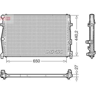 Jäähdytin, Moottorin Jäähdytys Denso Drm32061 Jäähdytin, Moottorin Jäähdytys Denso Drm32061