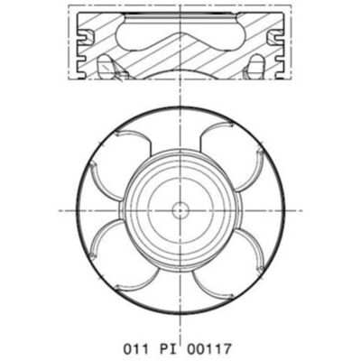 MAHLE 011 PI 00117 000 Pultti - Moottoriosanen MAHLE 011 PI 00117 000 Pultti - Moottoriosanen