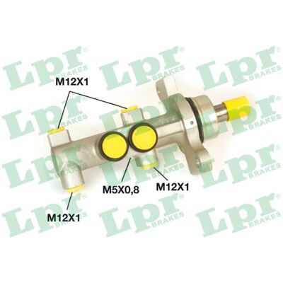 LPR 1292 Pääsylinteri - Alumiini - 12 x 1 (4) - Citroën C3, C2, Peugeot 1007 varten LPR 1292 Pääsylinteri - Alumiini - 12 x 1 (4) - Citroën C3, C2, Peugeot 1007 varten