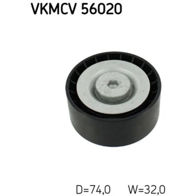 Ohjaus-/ohjaushihnapyörä, Kiilahihnainen Hihna Skf Vkmcv 56020 Ohjaus-/ohjaushihnapyörä, Kiilahihnainen Hihna Skf Vkmcv 56020