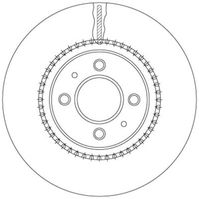 TRW jarrulevy - Venttiiliväljätty - 280mm - 22mm - Musta - DF6904 TRW jarrulevy - Venttiiliväljätty - 280mm - 22mm - Musta - DF6904