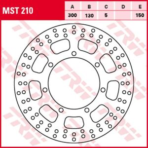 Jarrulevy Lucas Trw Mst210, 1 Kappale