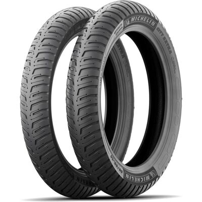 Michelin City Extra 2.50-17 Tt, Maantiekrengas Edessä/takana Michelin City Extra 2.50-17 Tt, Maantiekrengas Edessä/takana